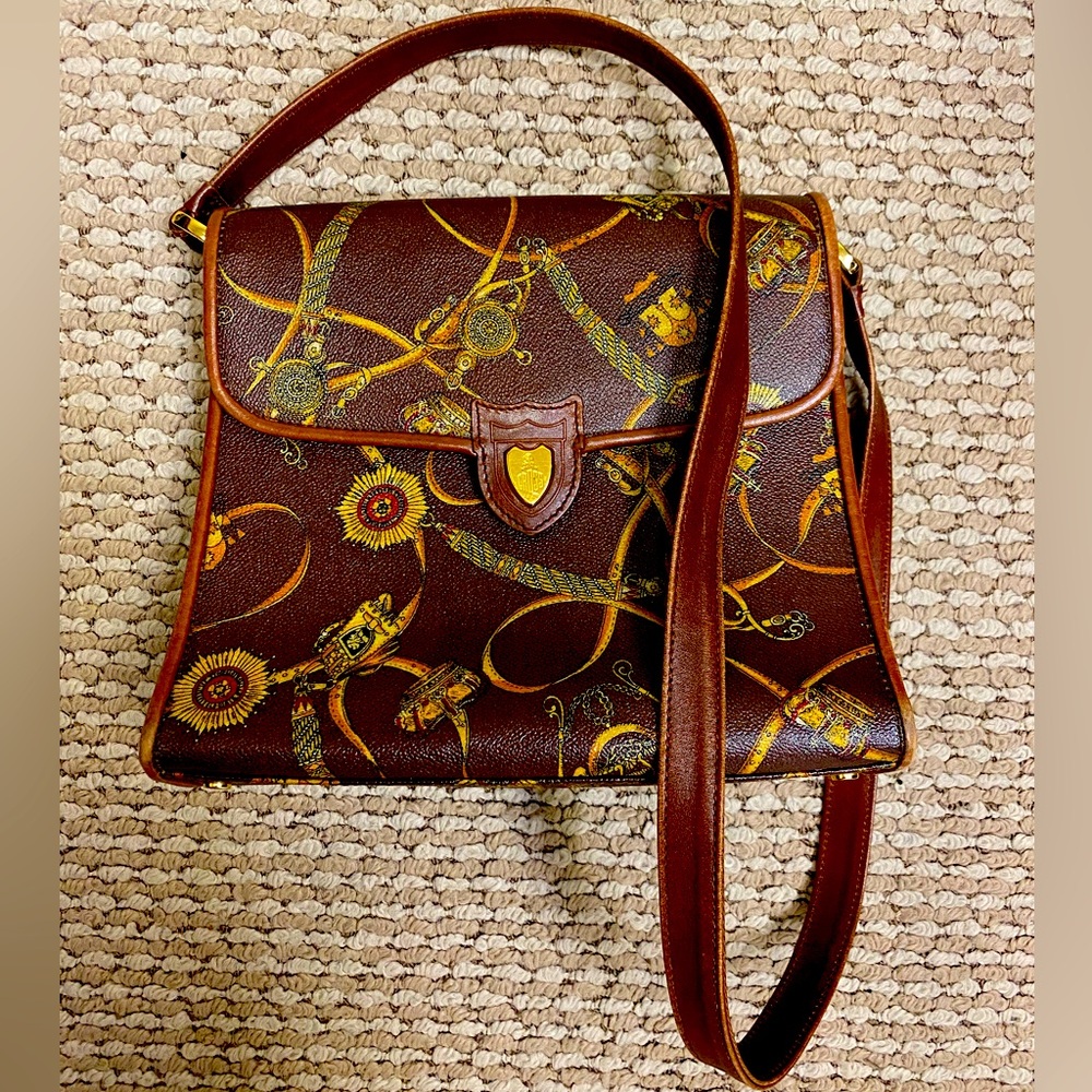 Vintage Luxury | MARK CROSS Equestrian Shoulder Bag/ Crossbody